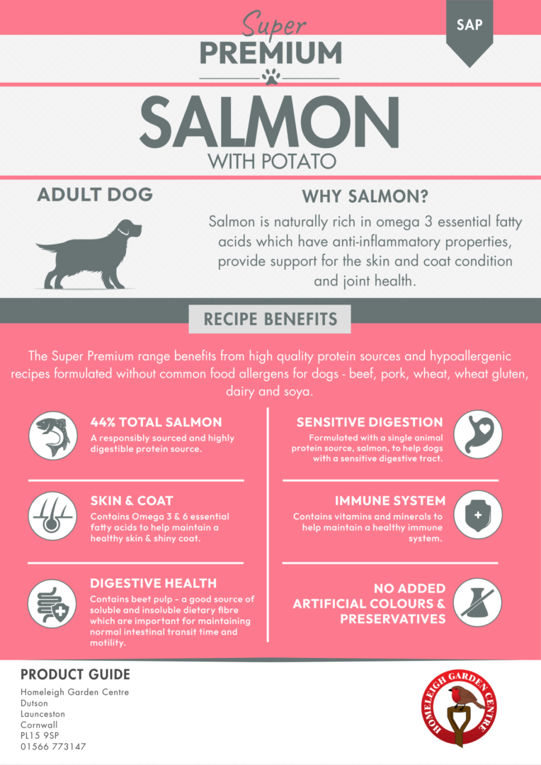 Homeleigh Super Premium Dog Food – Salmon & Potato - Image 3