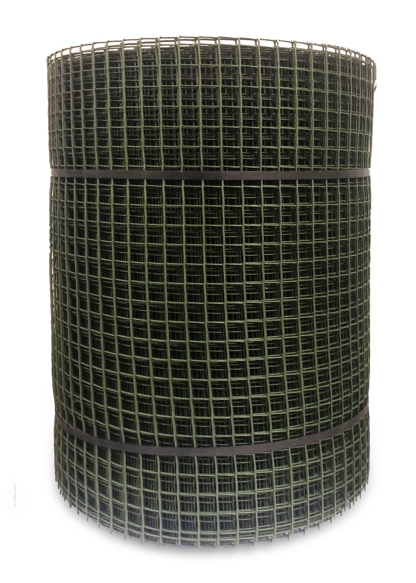 Netlon Plastic Netting 40m x 0.5m x 15mm Dark Green • Homeleigh