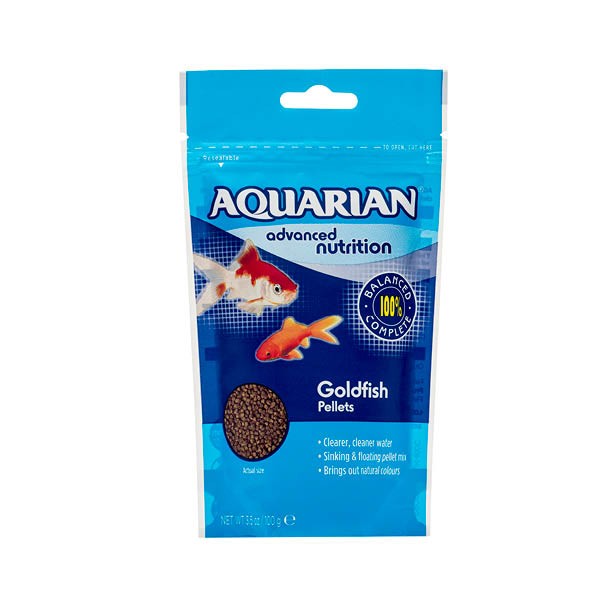 Aquarian Goldfish Pellets 100G