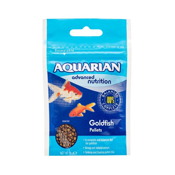 Aquarian Goldfish Pellets 28G