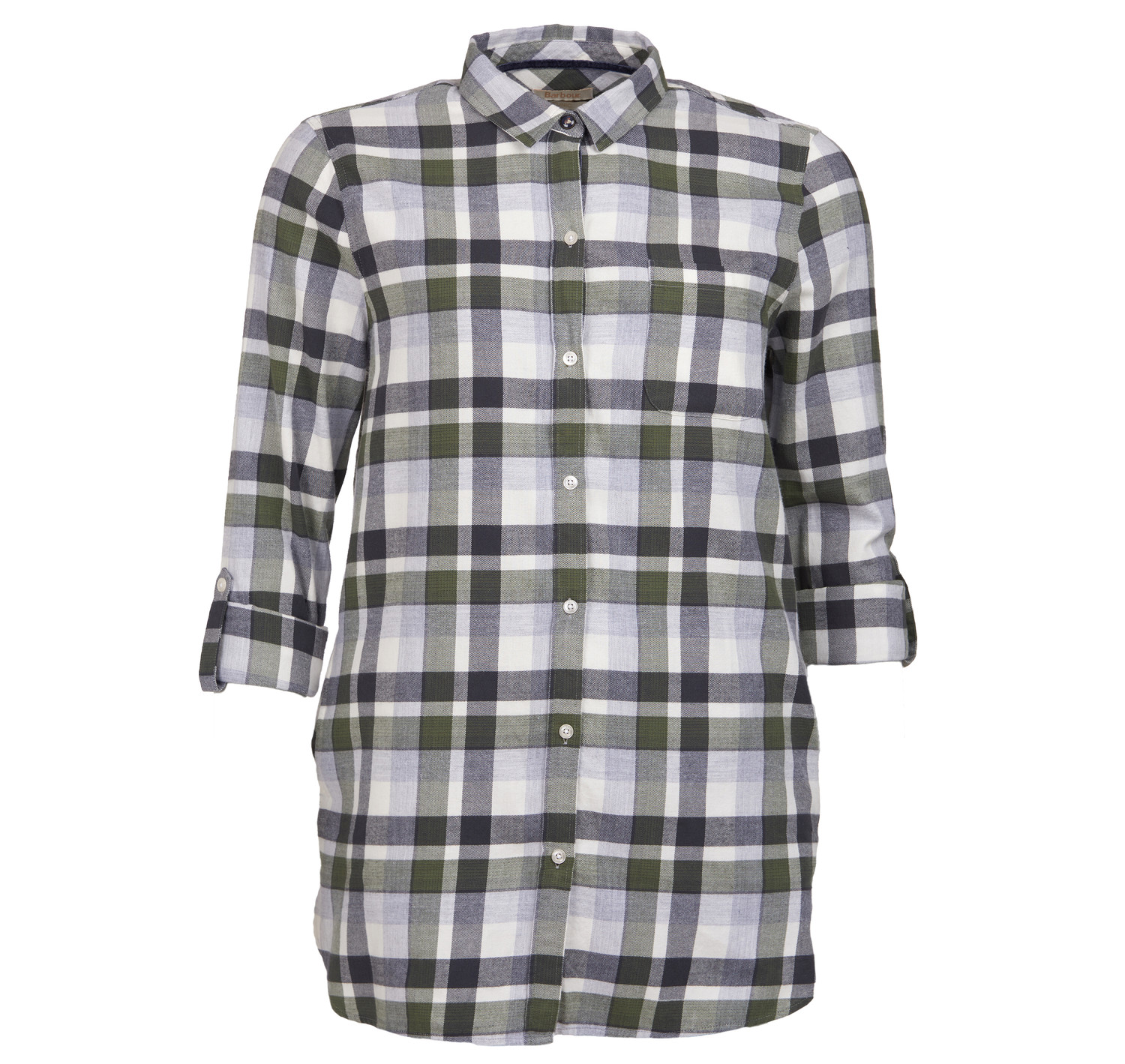 Barbour Ladies Lewes Shirt - Green • Homeleigh Garden Centres
