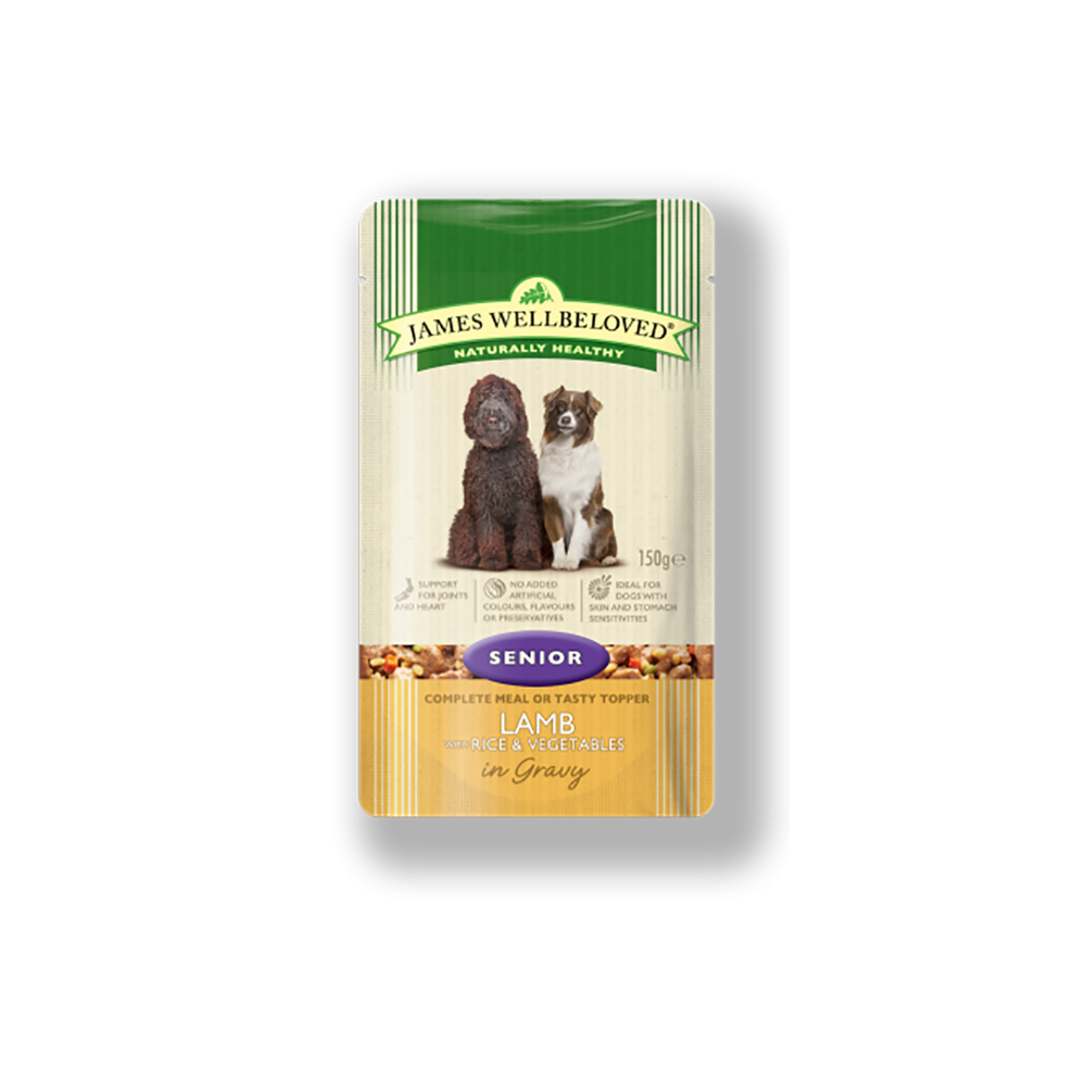 James Wellbeloved Dog Senior Wet Pouch • Homeleigh Garden Centres