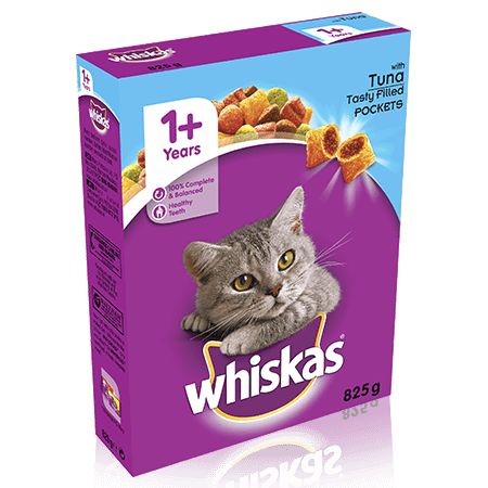 Whiskas Complete Dry Cat Food Tuna 825g