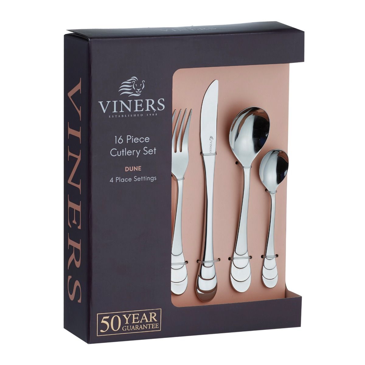Viners 'Dune' 18/10 16 Piece Cutlery Set • Homeleigh Garden Centres