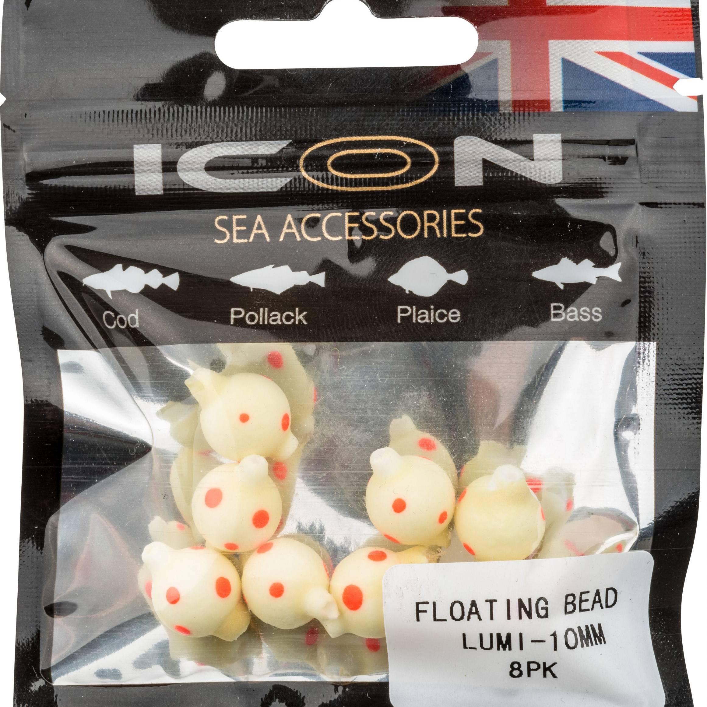 ICON Floating Bead 10mm 8pk
