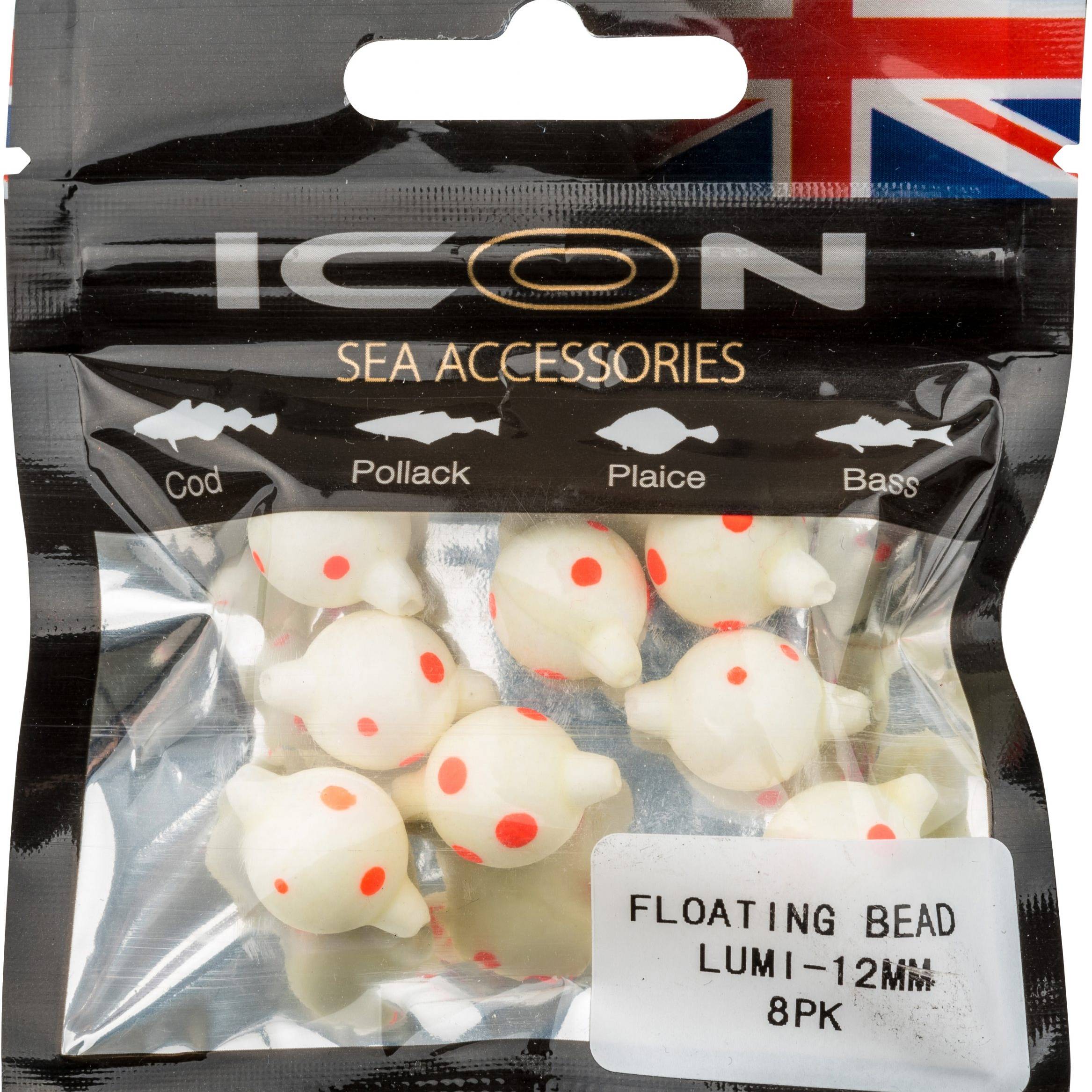 ICON Floating Bead 12mm 4pk