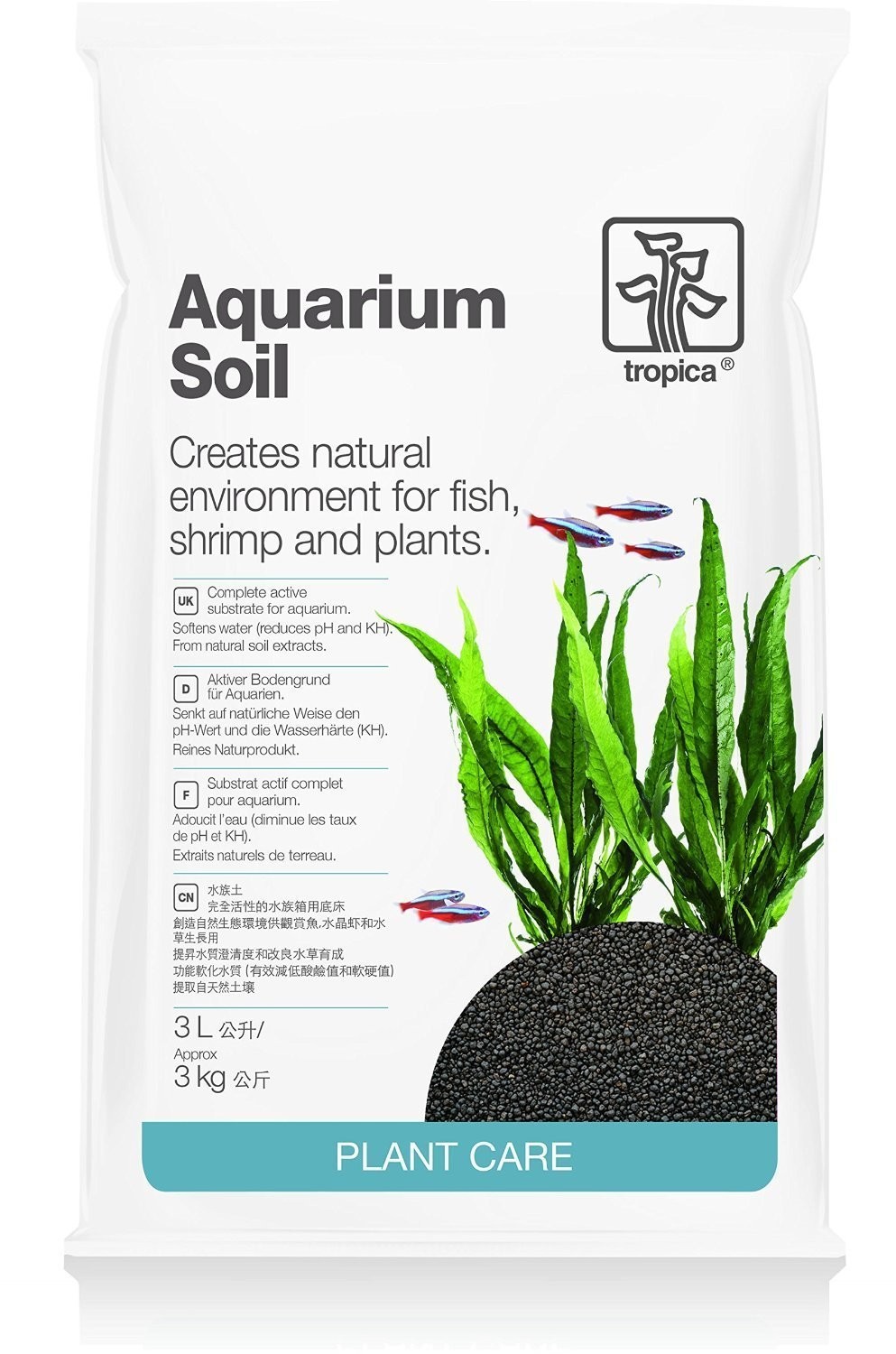Tropica Aquarium Soil 3L • Homeleigh Garden Centres
