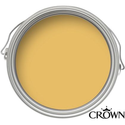 CrownMattEmulsionPaint MustardJar .L