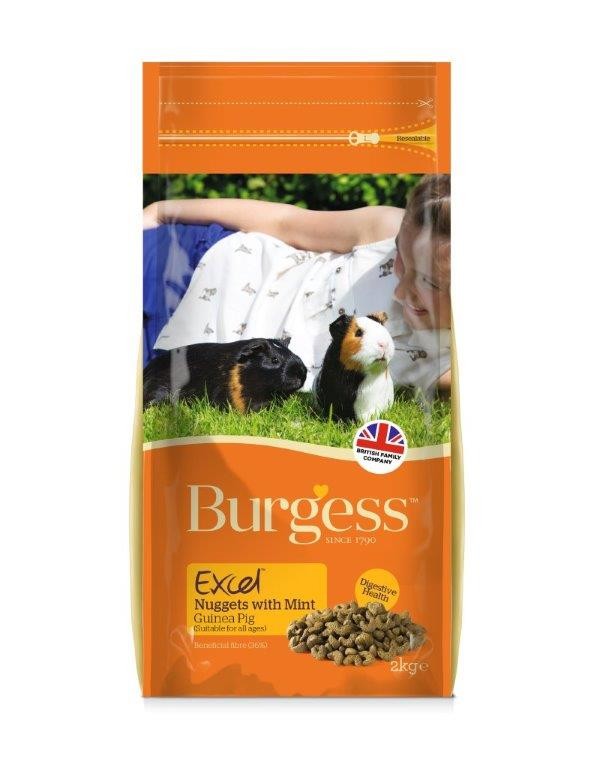 Burgess Excel Adult Guinea Pig Nuggets With Mint