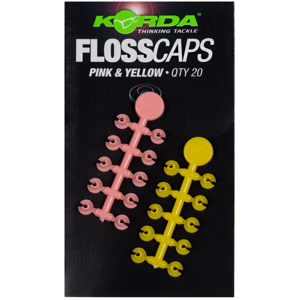 Korda Korda Floss Caps Pink and Yellow 