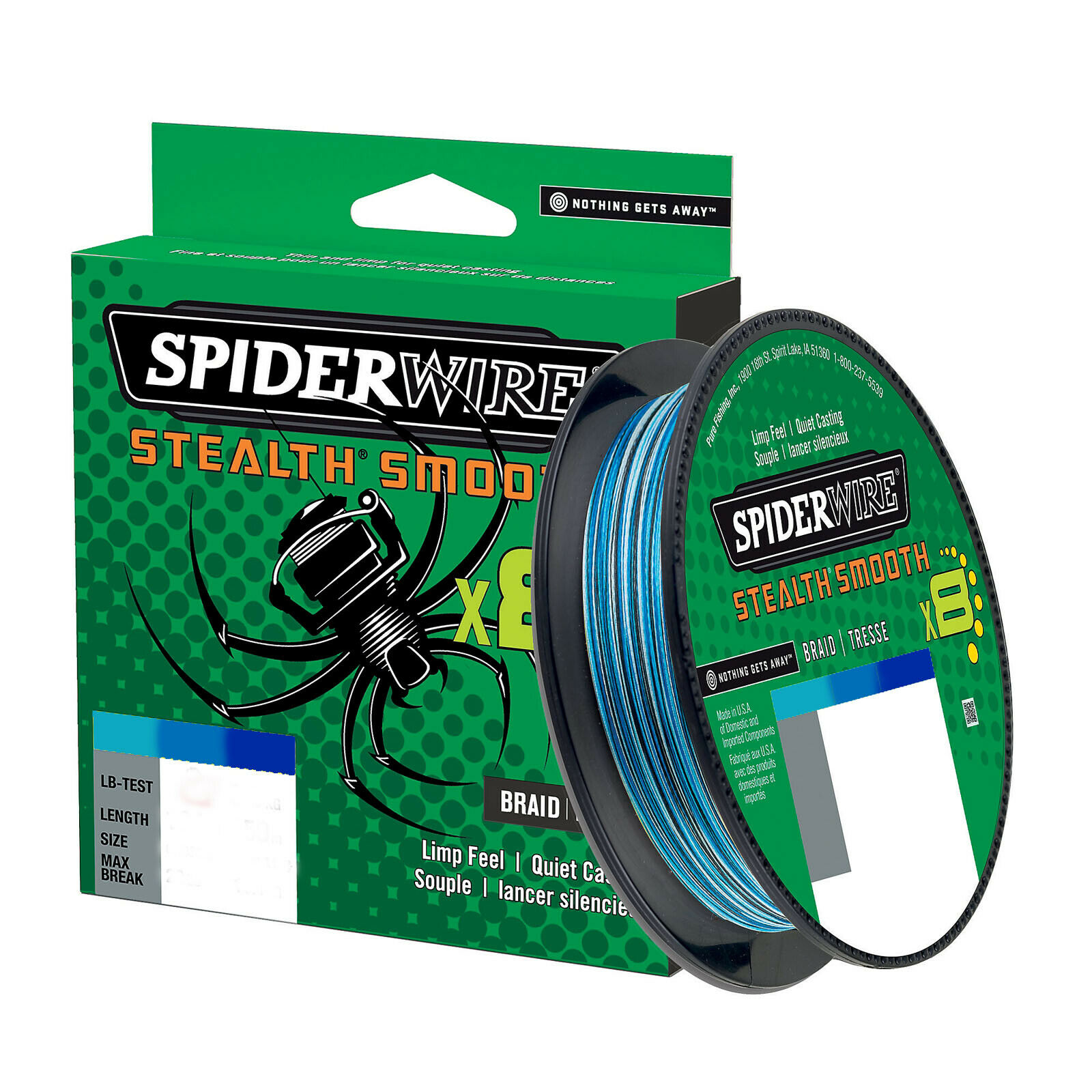 Spiderwire Stealth Smooth 8 Angling Braid