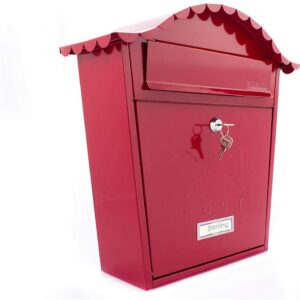 Burg Wachter Classic Postbox Red