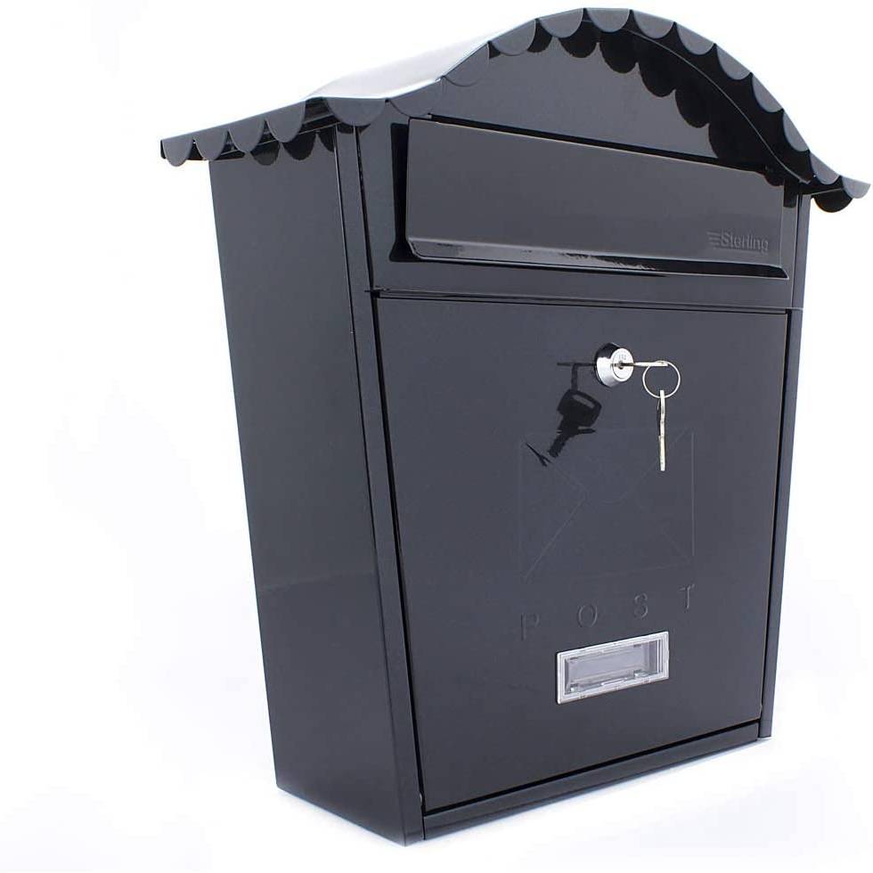Burg Wachter Ster Classic Postbox Blk  Mb01Bk*