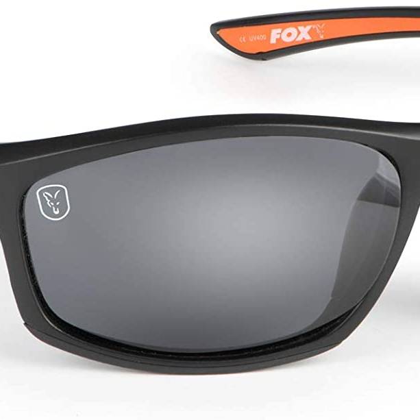 Fox Wraps Sunglasses Black/Orange