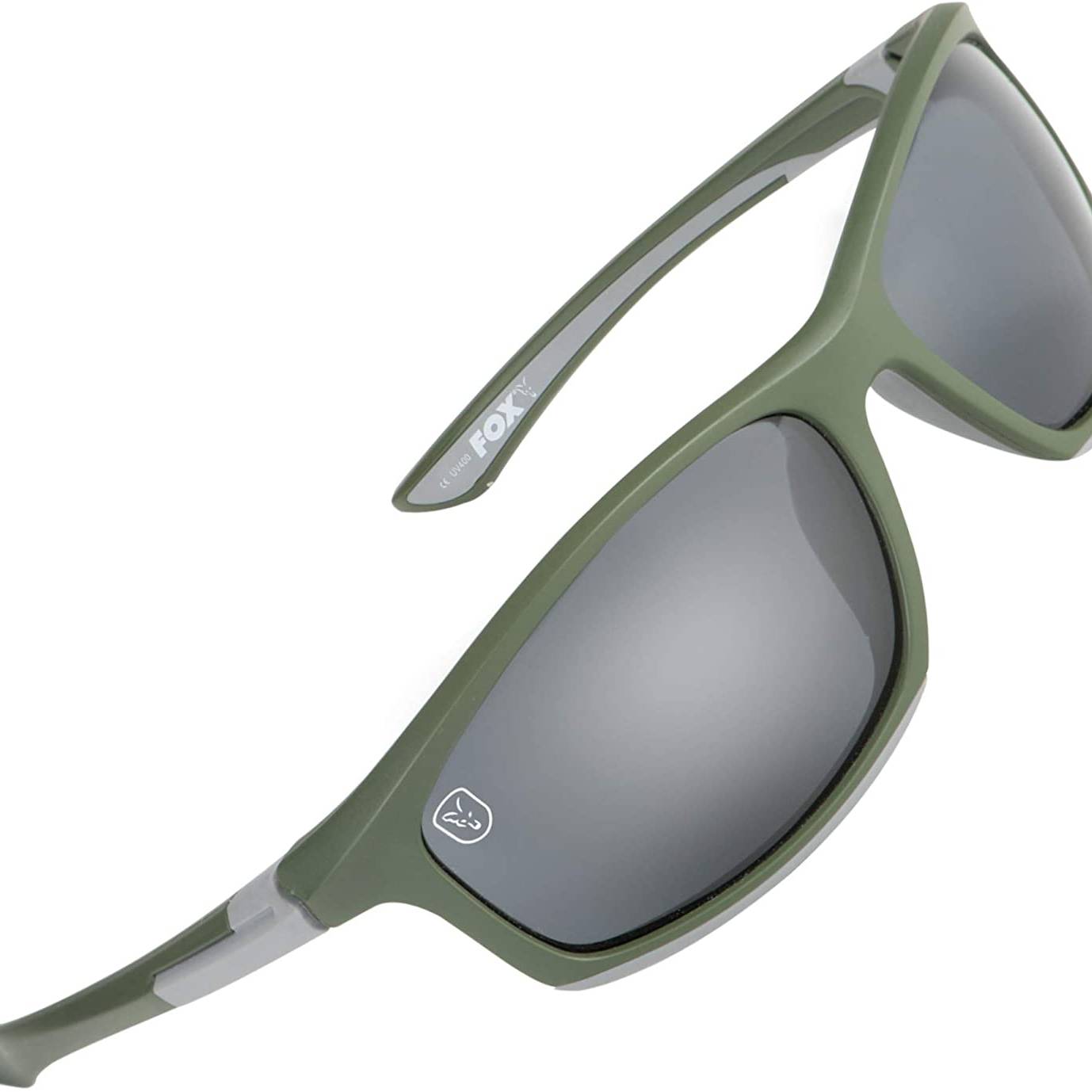 Fox Wraps Sunglasses Green/Silver