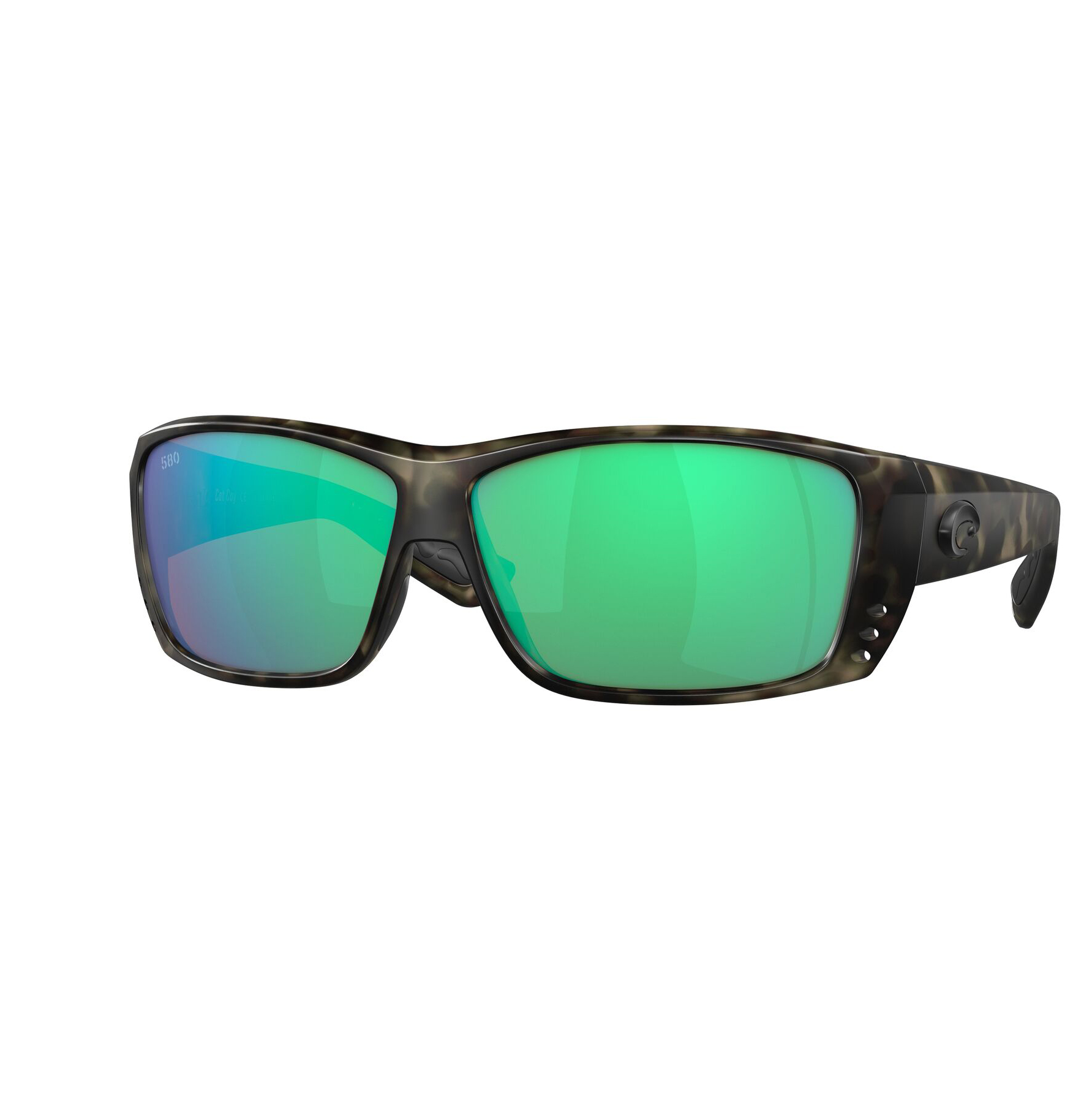 Costa Sunglasses, Cat Cay, Wetlands, Green Mirror, 580P