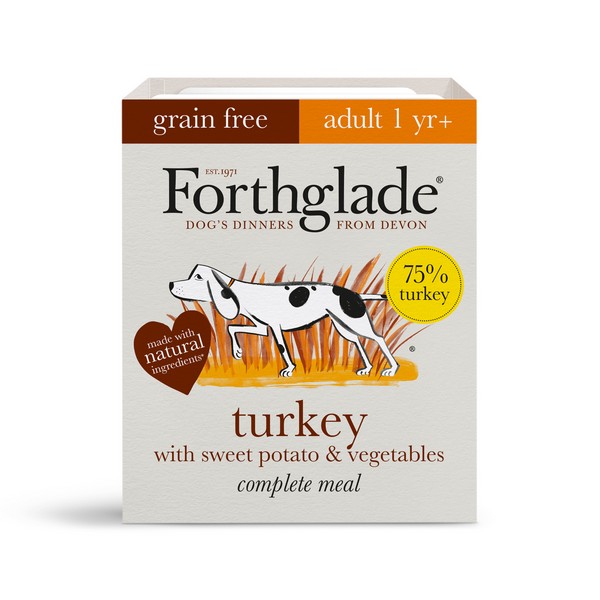 Forthglade Complete Adult Turkey, Sweet Potato & Veg GRAIN FREE 395g