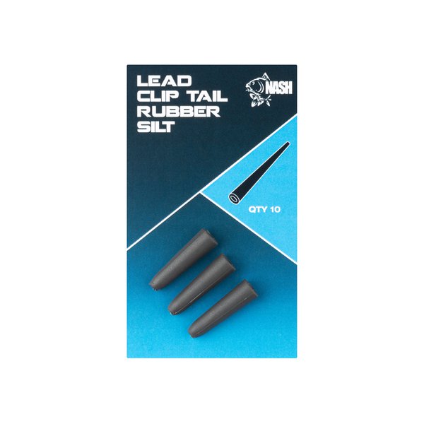 Lead Clip Tail Rubber, Silt