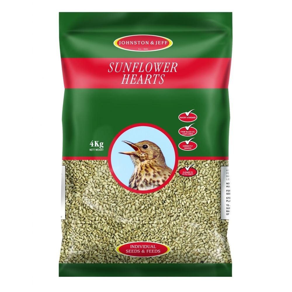 Johnston & Jeff Sunflower Hearts 4kg