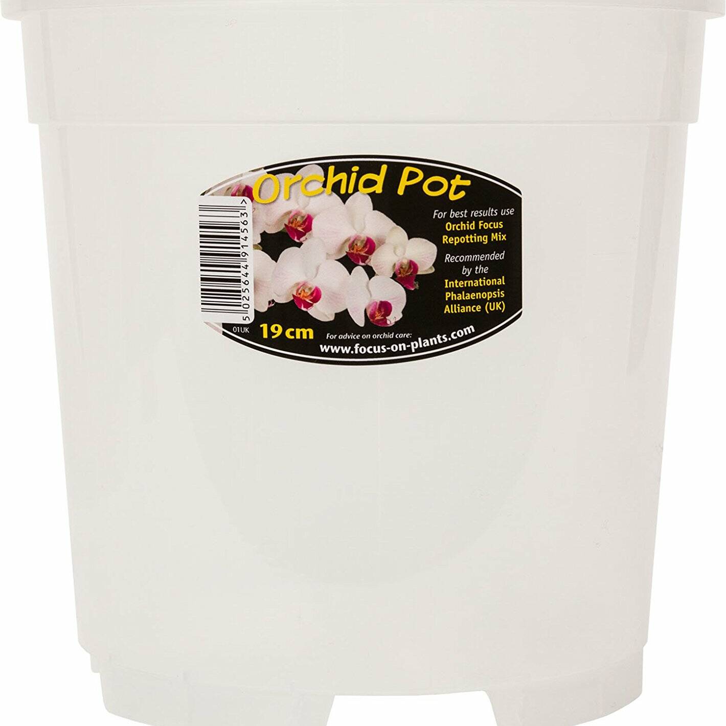 Growth Technology Clear Orchid Pot 19 cm