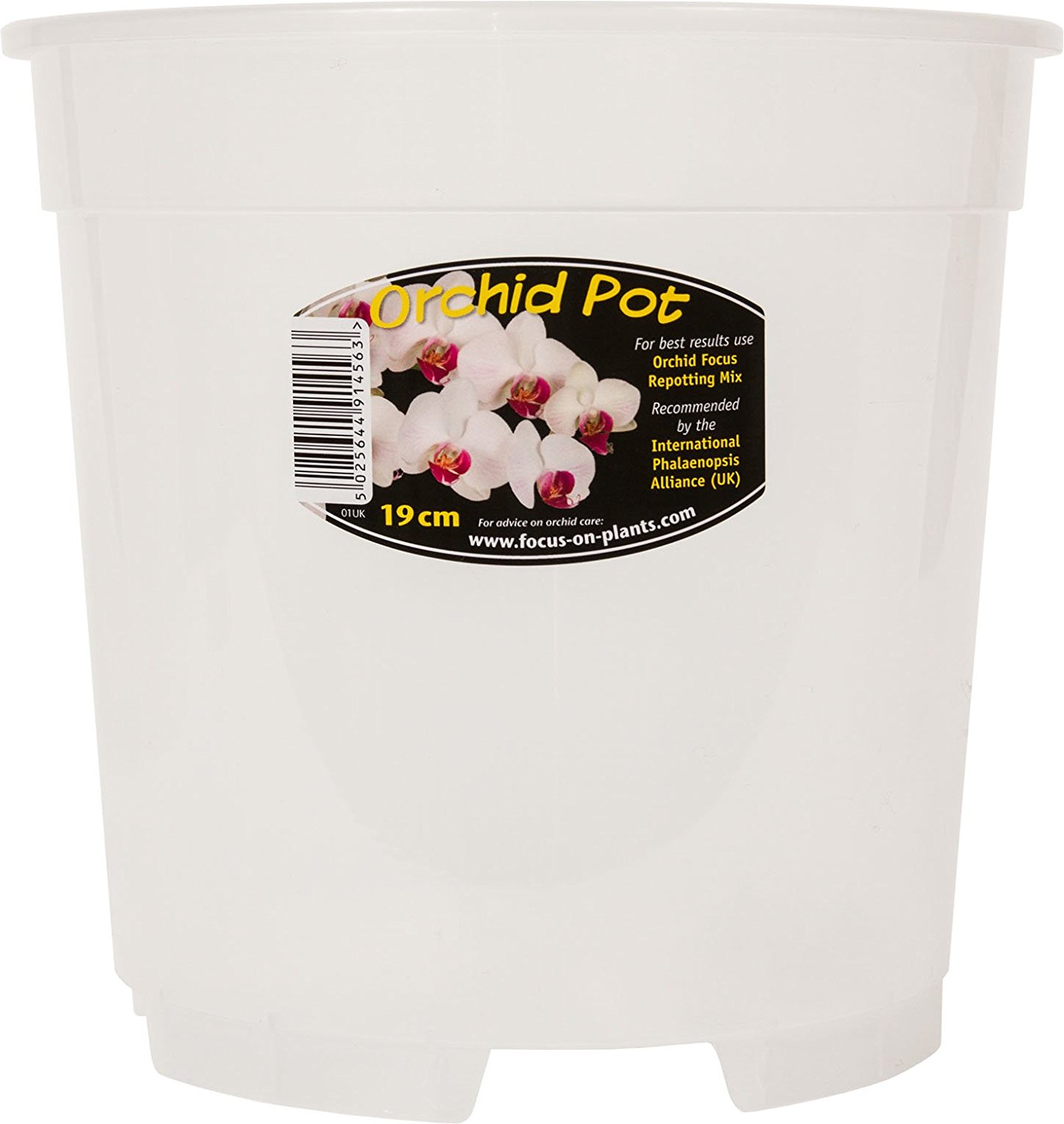 Growth Technology Clear Orchid Pot 19 cm