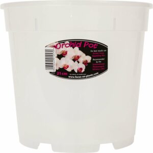 Growth Technology Clear Orchid Pot 21 cm