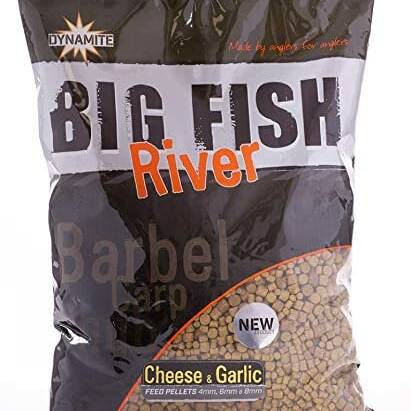 Dynamite Big Fish Feed Pellet 4,6,8 mm, Cheese & Garlic 1.8kg