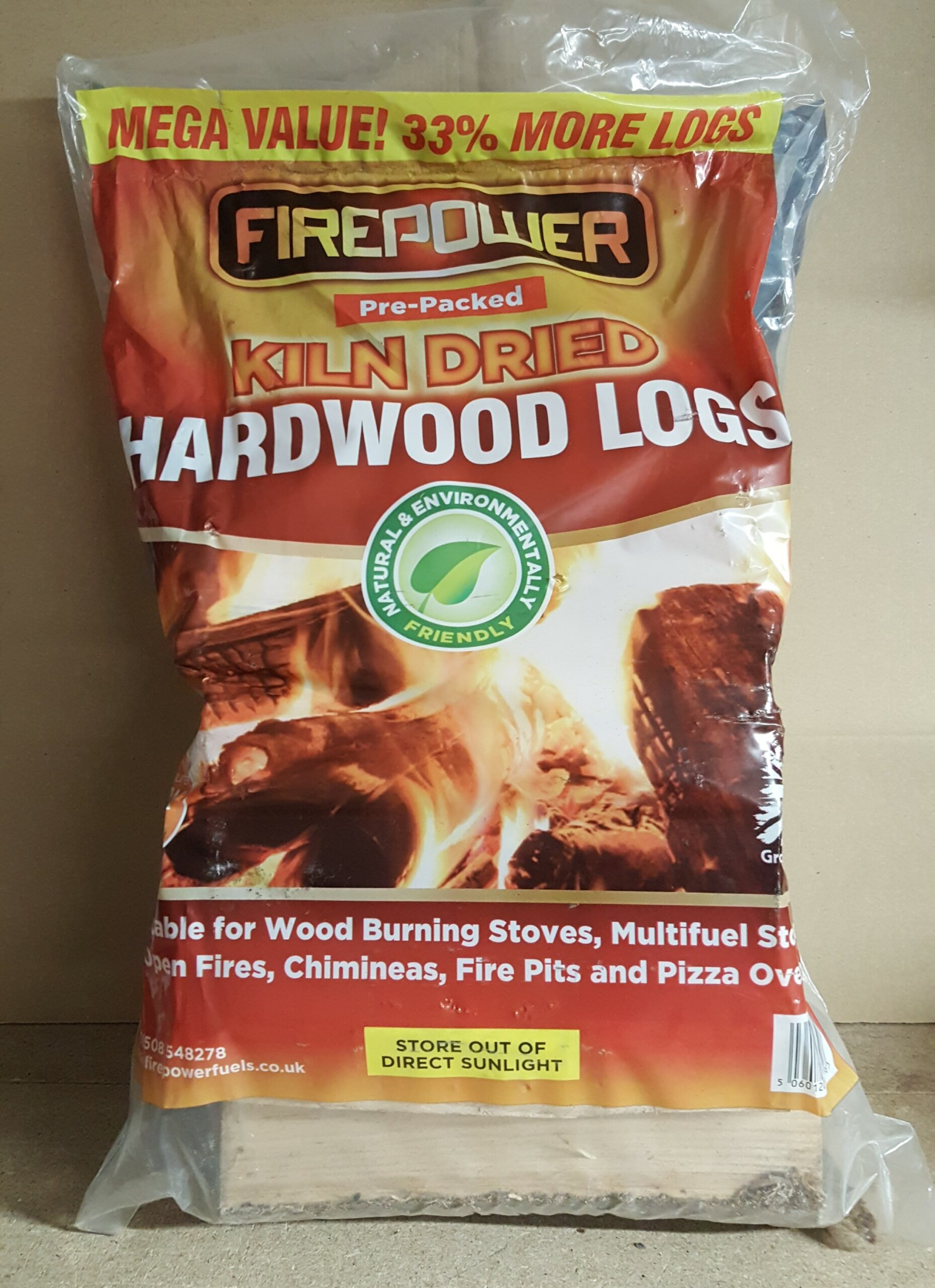 Pre-Packed Bag of Kiln Dried Hardwood Logs • Homeleigh Garden Centres