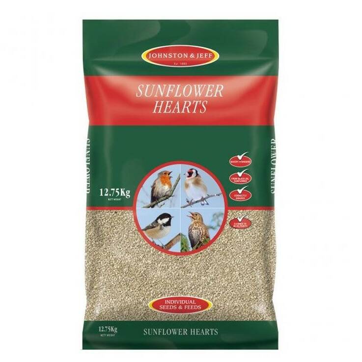 Johnston & Jeff Sunflower Hearts 12.75kg