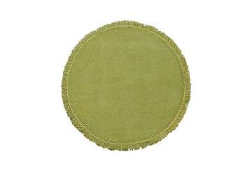 Circular Jute Placemat Olive • Homeleigh Garden Centres