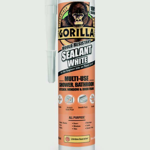 Gorilla Mould Resistant Sealant White 295ml