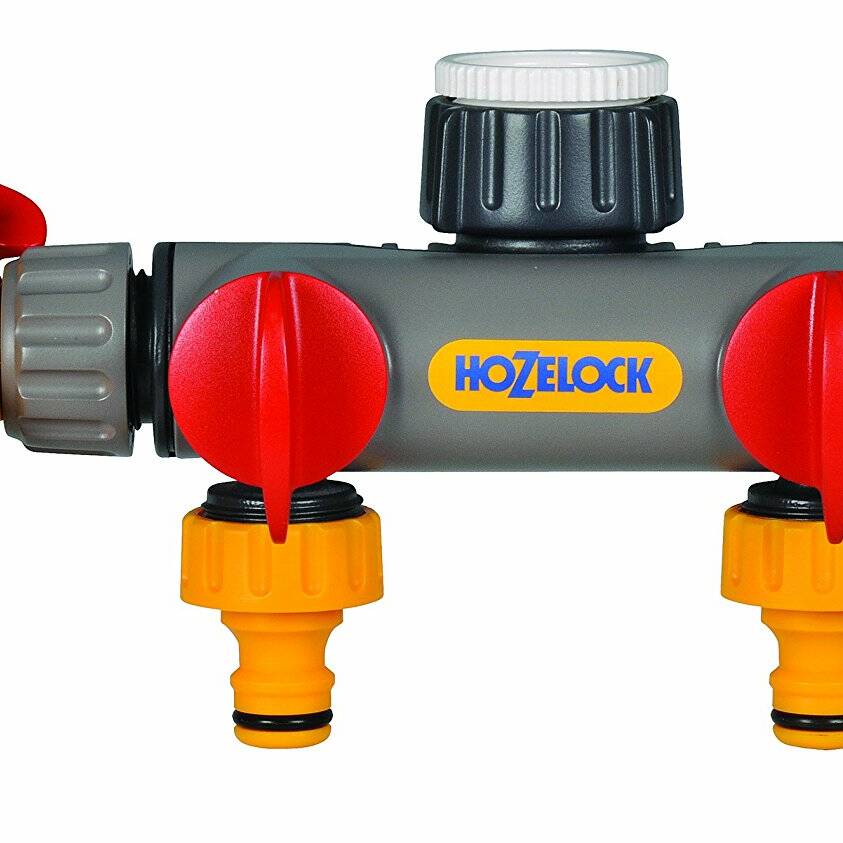 Hozelock FLOW MAX 2 Way Tap Connector (2250)