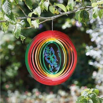 Smart Garden 12" Butterfly Rainbow Spinner