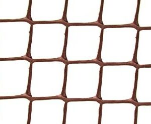 Netlon Plastic Netting 40m x 0.5m x 50mm - Brown