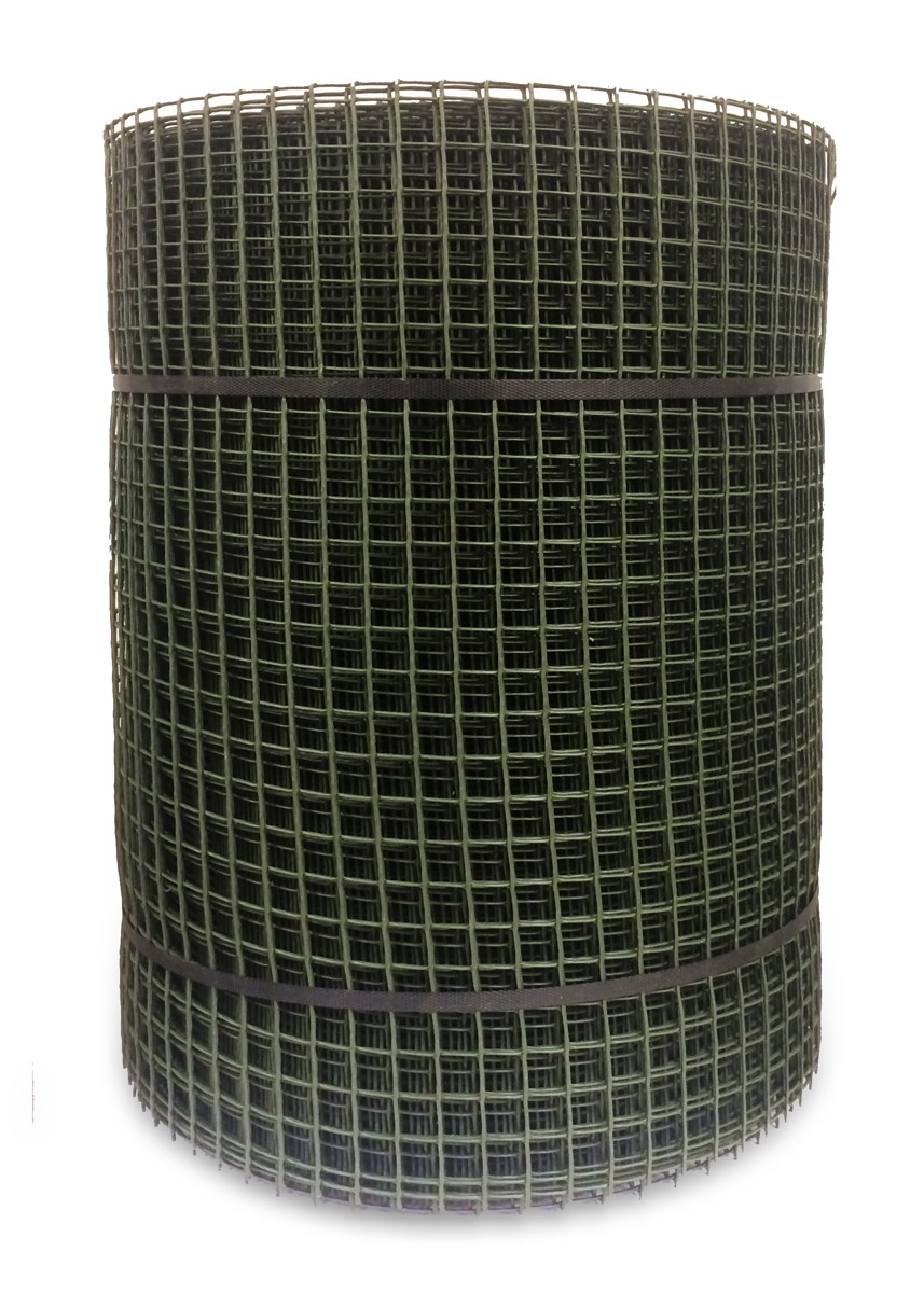 Netlon Plastic Netting 40m x 0.5m x 15mm - Dark Green