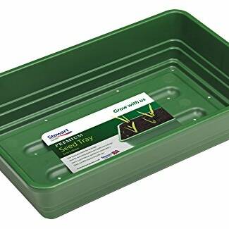 Stewart 52cm Premium Extra Deep Seed Tray (with holes) Dark Green