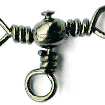 Mustad Mustad 77700 Three Way Cross Barrel Swivel Sz4