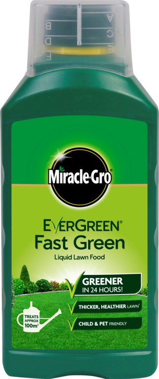 Miracle-Gro Evergreen Fast Green Liquid Lawn Feed - 1L Concentrate