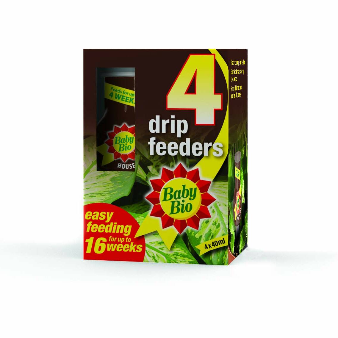Baby Bio Original Drip Feeders 4 x 40ml