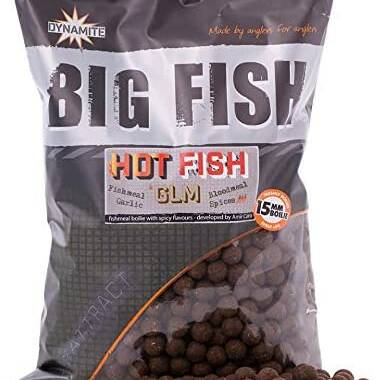 Dynamite Big Fish Hot Fish GLM  Boilies 15mm 1.8kg