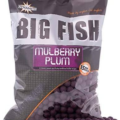 Dynamite Big Fish Mulberry Plum  Boilies 15mm 1.8kg