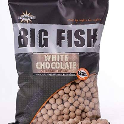 Dynamite Big Fish White Chocolate Boilies 15mm 1.8kg