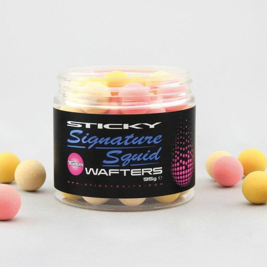 Sticky Baits Signature Squid Wafters 16mm 95g Pot