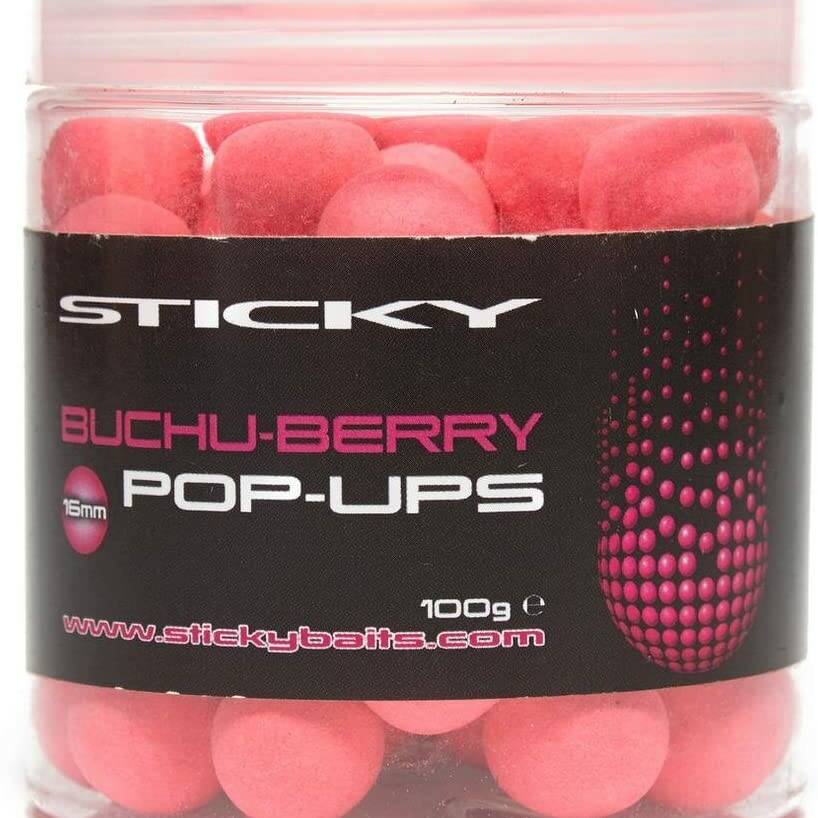 Sticky Baits Buchu-Berry Pop-Ups 12mm 100g Pot