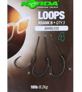 Korda Loops Krank B Size 4 Barbless