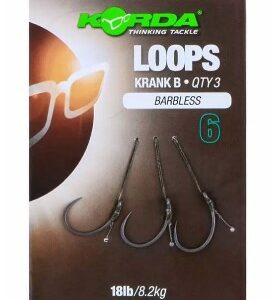 Korda Loops Krank B Size 6 Barbless