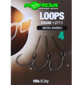 Korda Loops Krank Size 4 Micro Barbed