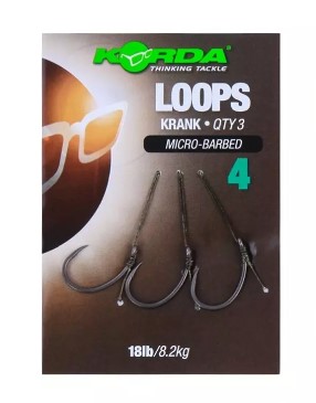 Korda Loops Krank Size 4 Micro Barbed 