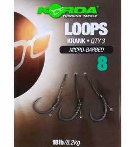 Korda Loops Krank Size 8 Micro Barbed
