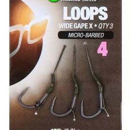 Korda Loops Wide Gape X Size 4 Micro Barbed 